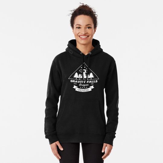 Discover Visit Gravity Falls, Oregon! Pullover Hoodie