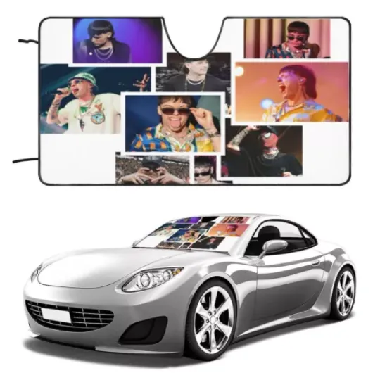 Discover Car Windshield Sun Shade for Peso Pluma