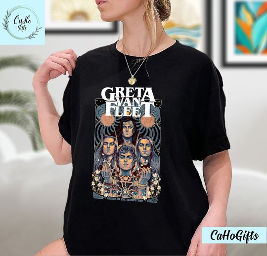 Discover Greta Van Fleet T Shirt, Greta van Fleet Tour 2023 Shirt
