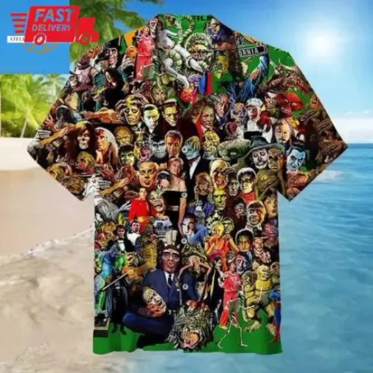 Discover Famous Monsters of Filmland Unisex Hawaiian Shirt