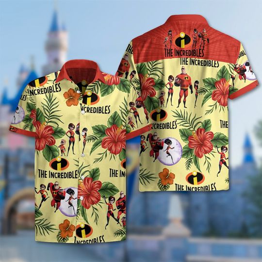 Discover Floral Superhero Family Aloha Shirt, Super Strength 3D All Over Printed Hawaiian Shirt