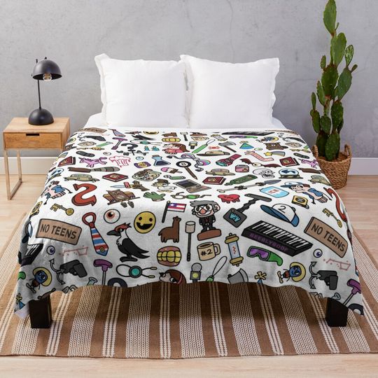 Discover Gravity Falls Pattern Throw Blanket