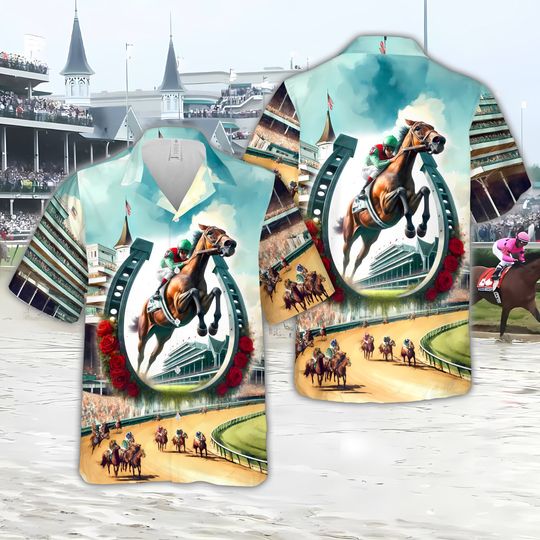 Discover Kentucky Derby Hawaiian Shirt, 2024Derby, KY Churchill Downs
