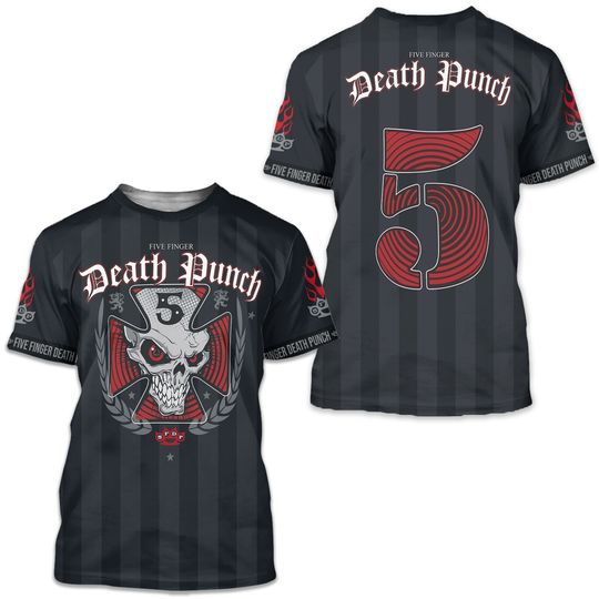 Discover Five Finger Death Punch 3D T-shirt