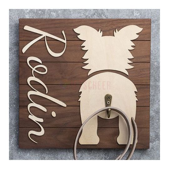 Discover Personalized Dog Leash Holder For Wall Custom Pet Leash Hanger