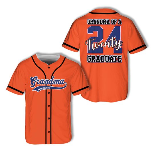 Discover Personalized Graduation Senior Class Of 2024 Baseball Jersey