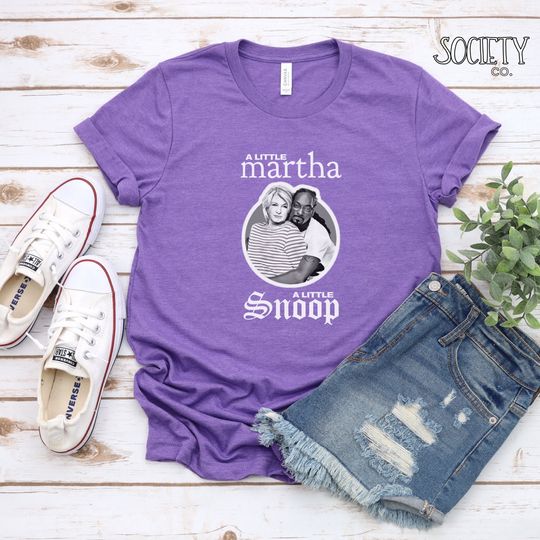 Discover A Little Martha A Little Snoop Shirt, Martha Stewart Snoop Dogg TShirt