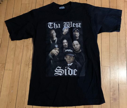 Discover Vintage "Tha Westside" Black T Shirt