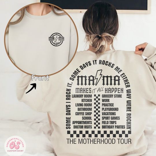 Discover Mama Tour Sweatshirt, Motherhood Tour Sweatshirt, Mother's Day Gift For Her