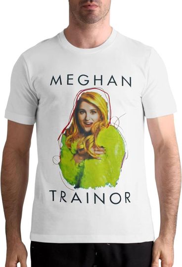 Discover Meghan Trainor  Men's Cotton Short Sleeve T-Shirt