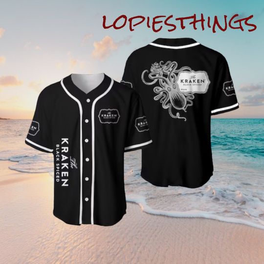 Discover Summer Vacation Vintage Kraken Baseball Jersey Shirt