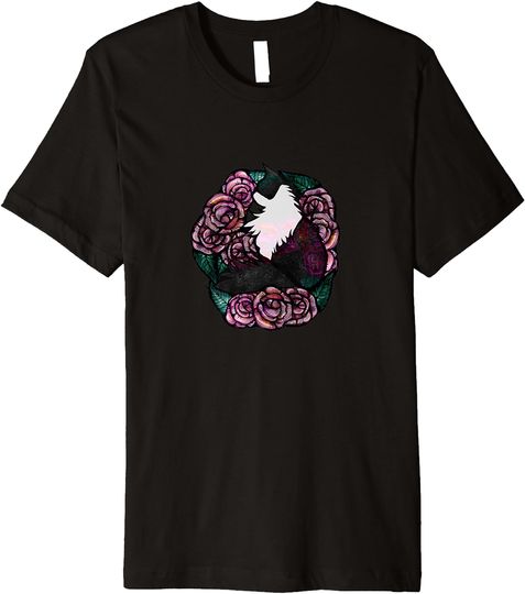 Discover Tuxedo Cat Roses Premium T-Shirt