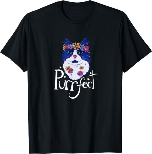 Discover Purrfect Tuxedo Cat T-Shirt