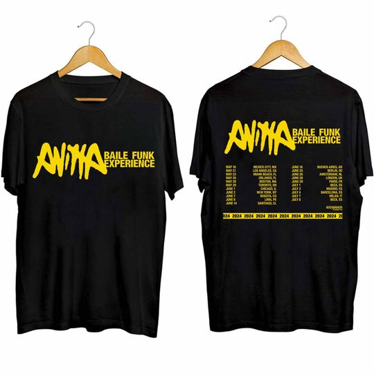 Discover Anitta Baile Funk Experience Tour 2024 Shirt, Anitta Fan Shirt