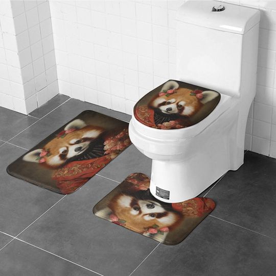 Discover Red Panda Bathroom Set, Red Panda Lovers Toilet Seat Cover
