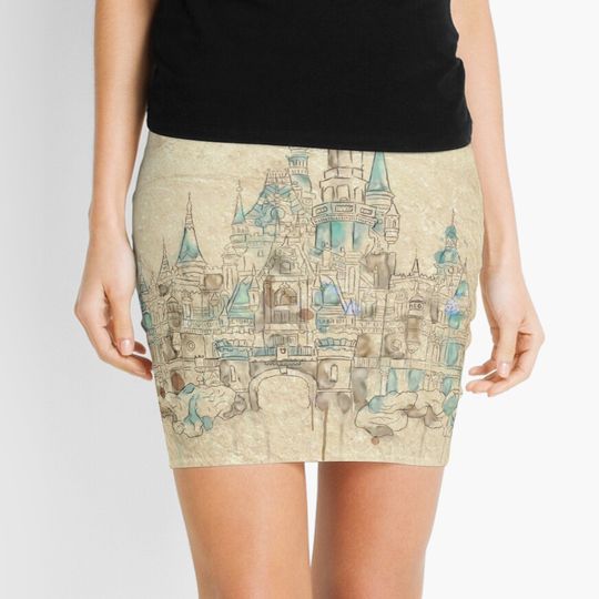 Discover Enchanted Storybook Castle Mini Skirt