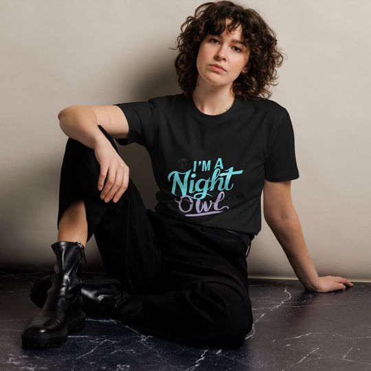 Discover The Black Owl T Shirt Flag Bird Cool Night Gift Tee