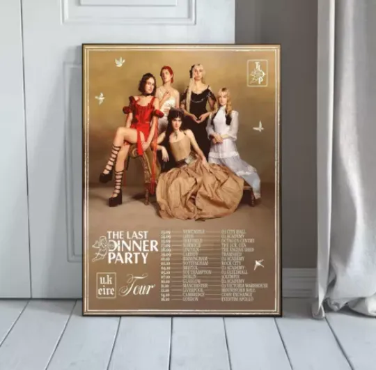 Discover The Last Dinner Party UK & Ireland Tour 2024 Poster