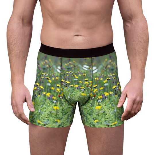 Discover Summer Flowers Men's Boxer Underwears