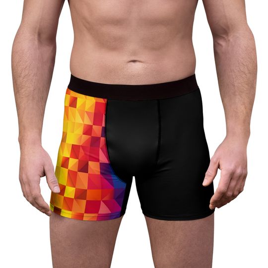 Discover Asymmetric Pride Men's Boxer Briefs, Gift For Husband