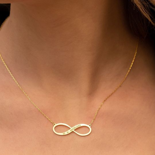 Discover Personalized Infinity Name Necklace, Gift For Her
