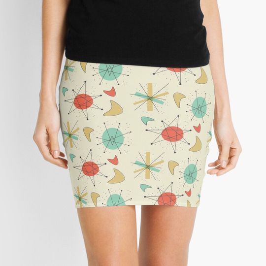 Discover Mid-Century Modern / Atomic Age Mini Skirt