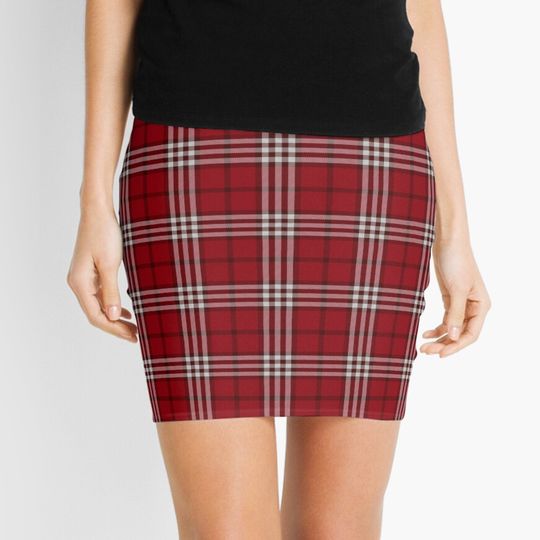 Discover Gingham Pattern Mini Skirt