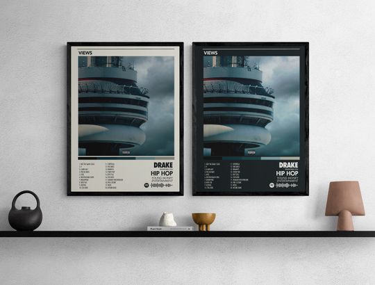 Discover Drake | Views | Wall-Art, Wall Print | Album Art