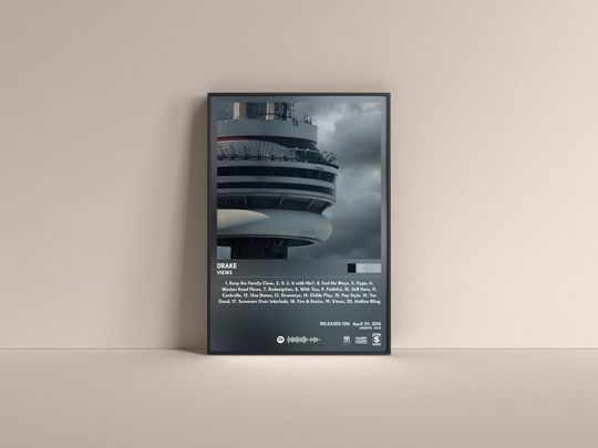 Discover Drake 'Views' High-Quality Poster