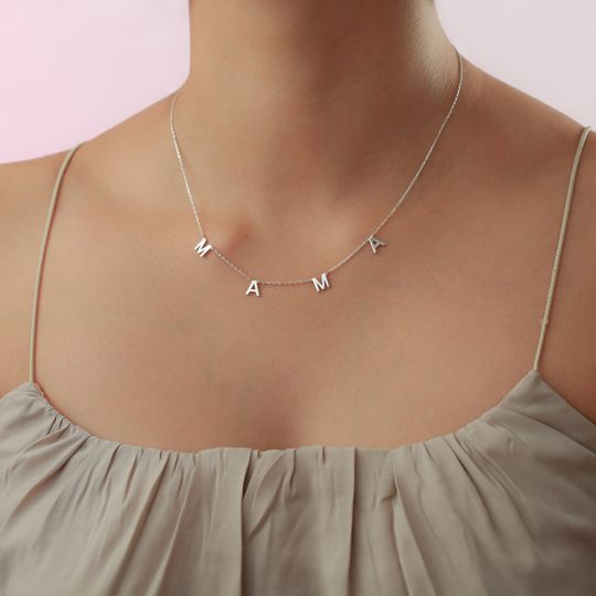 Discover Personalized Necklace, Alphabet Necklace with Name, Initial Necklaces