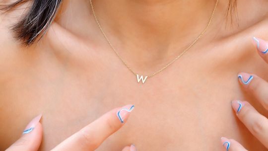 Discover Personalized Necklace, Alphabet Necklace with Name, Initial Necklaces