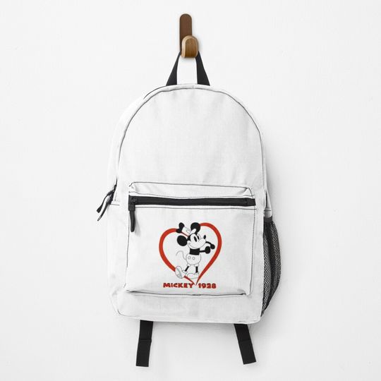 Discover Mouse 1928 - Steamboat Willie- MyRedDark Backpack