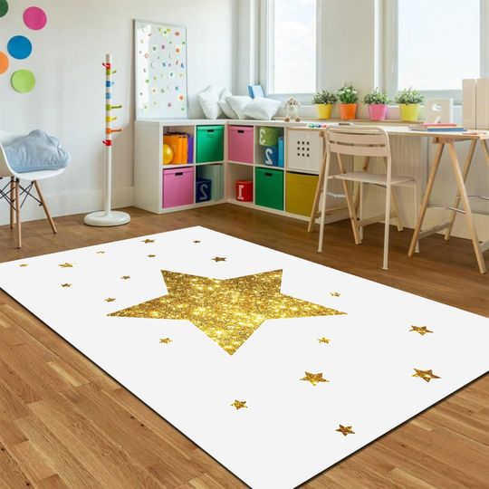 Discover Star Nursery Decor Kids Rug