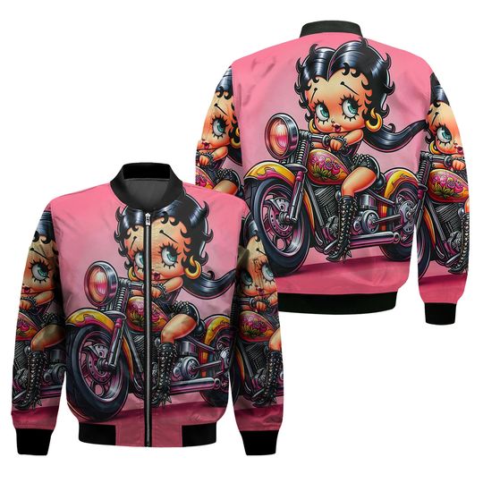 Discover Betty Boop Bomber Jacket