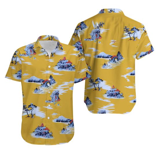 Discover Brad Pitt Once Upon A Time In Hollywood Hawaiian Shirt