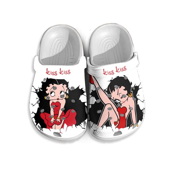 Discover Custom Betty Boop Clog Shoes