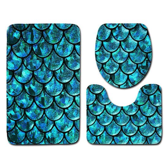 Discover Fish Scale Toilet Seat Set