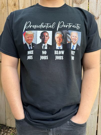 Discover Presidential Portraits Shirt | Donald Trump Homage Shirt | Donald Trump Fan Tees