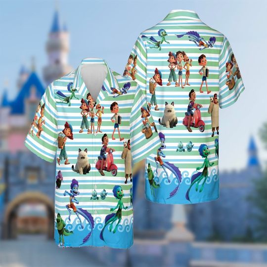 Discover Sea Monster And Friend Adventure Hawaiian Shirt