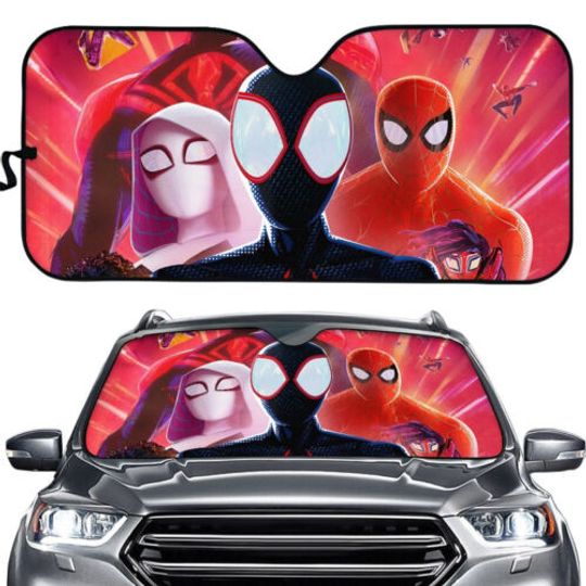 Discover Spider-Man:Across The Spider-Verse Car Sun Visor