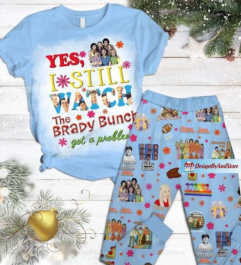 Discover Brady Bunch Holiday Pajamas Set