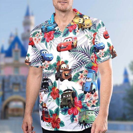 Discover Funny Tow Truck 3D All Over Print Shirt, Car Town Hawaiian Shirt