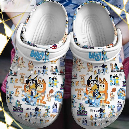Discover BlueyDad Family Clogs - Humorous Footwear
