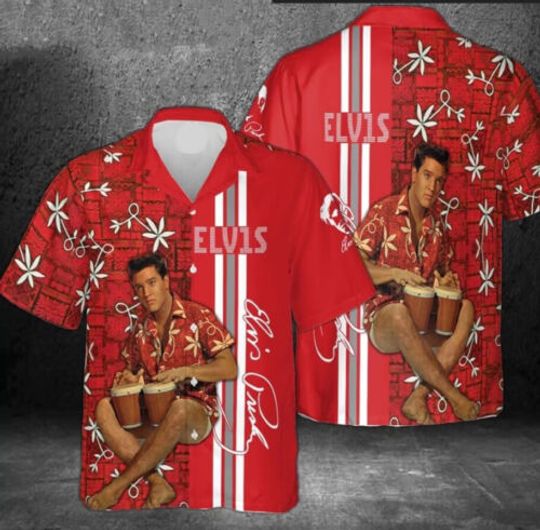 Discover Summer Hawaiian, Beach Hawaii Shirt Short Sleeve Hawaiian, 3D Elvis Presley