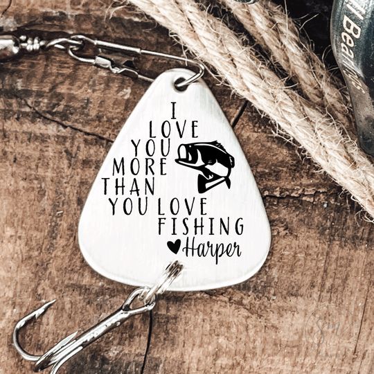 Discover Personalized I Love You More Than You Love Fishing Lure