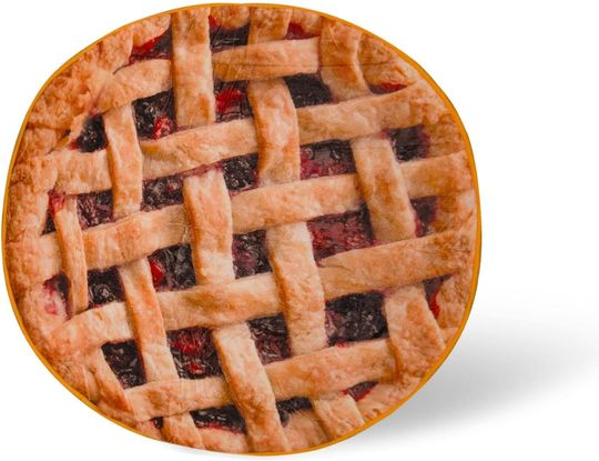 Discover Cherry Pie Round Blanket