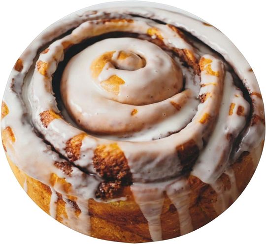 Discover Cinnamon Roll Round Blanket