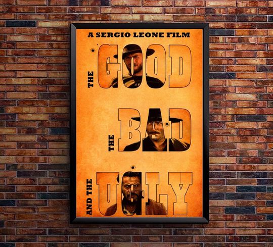 Discover Clint Eastwood Poster - The Good, The Bad and The Ugly