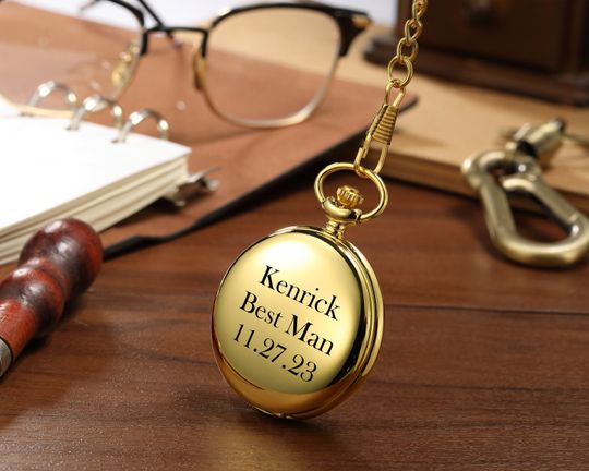 Discover Best Man Pocket Watch Gift, Pocket Watch Gift for Groomsmen