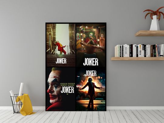 Discover Joker 2019  Movie Poster - High Quality Canvas Wall Art